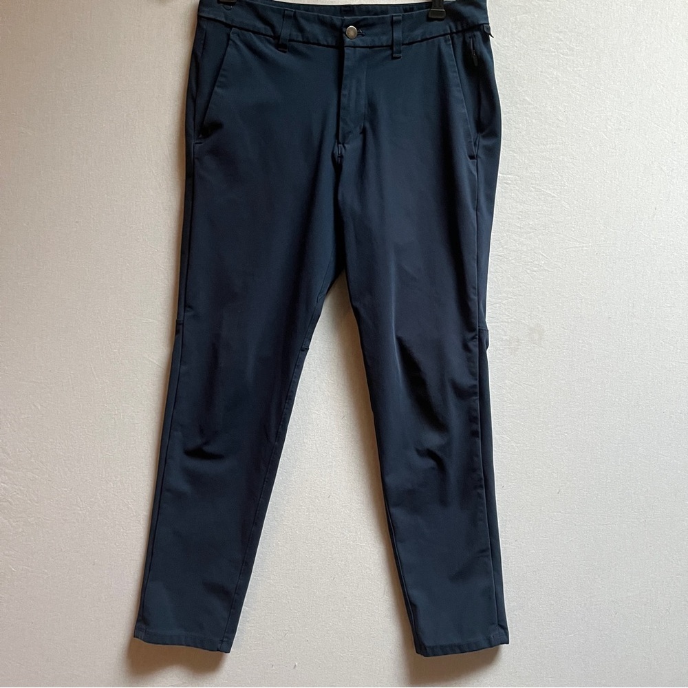 Lululemon Men's ABC Commission Slim Fit 5-Pocket Pant Warpstreme Navy Blue 31